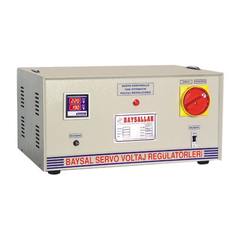 Baysallar Regülatör Alüminyum Sargılı Monofaze 7,5Kva BMS07175-AK