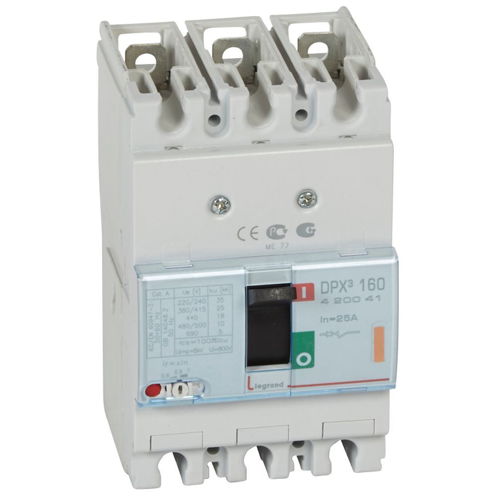 Legrand DPX³160 TM 3P 25A 25kA LEG-420041