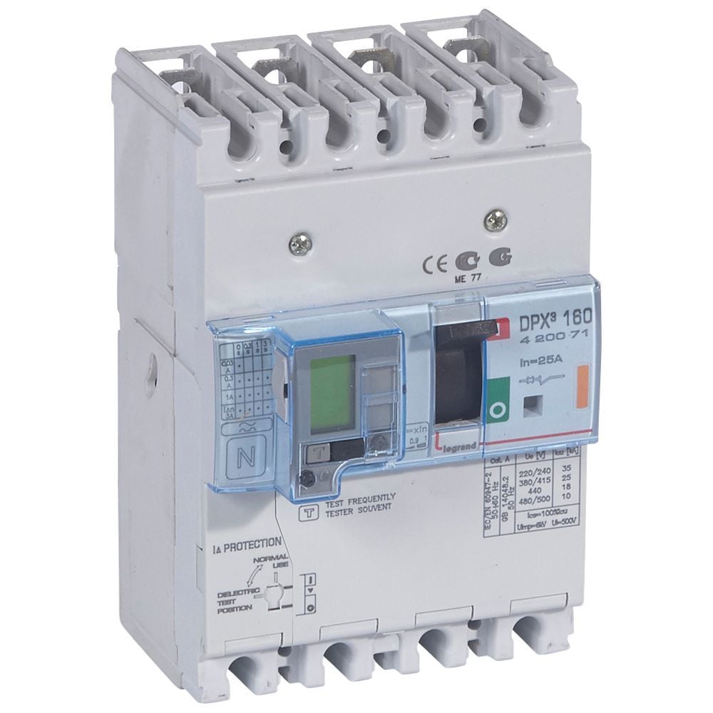 Legrand DPX³160 TM&KAK 4P 25A 25kA LEG-420071