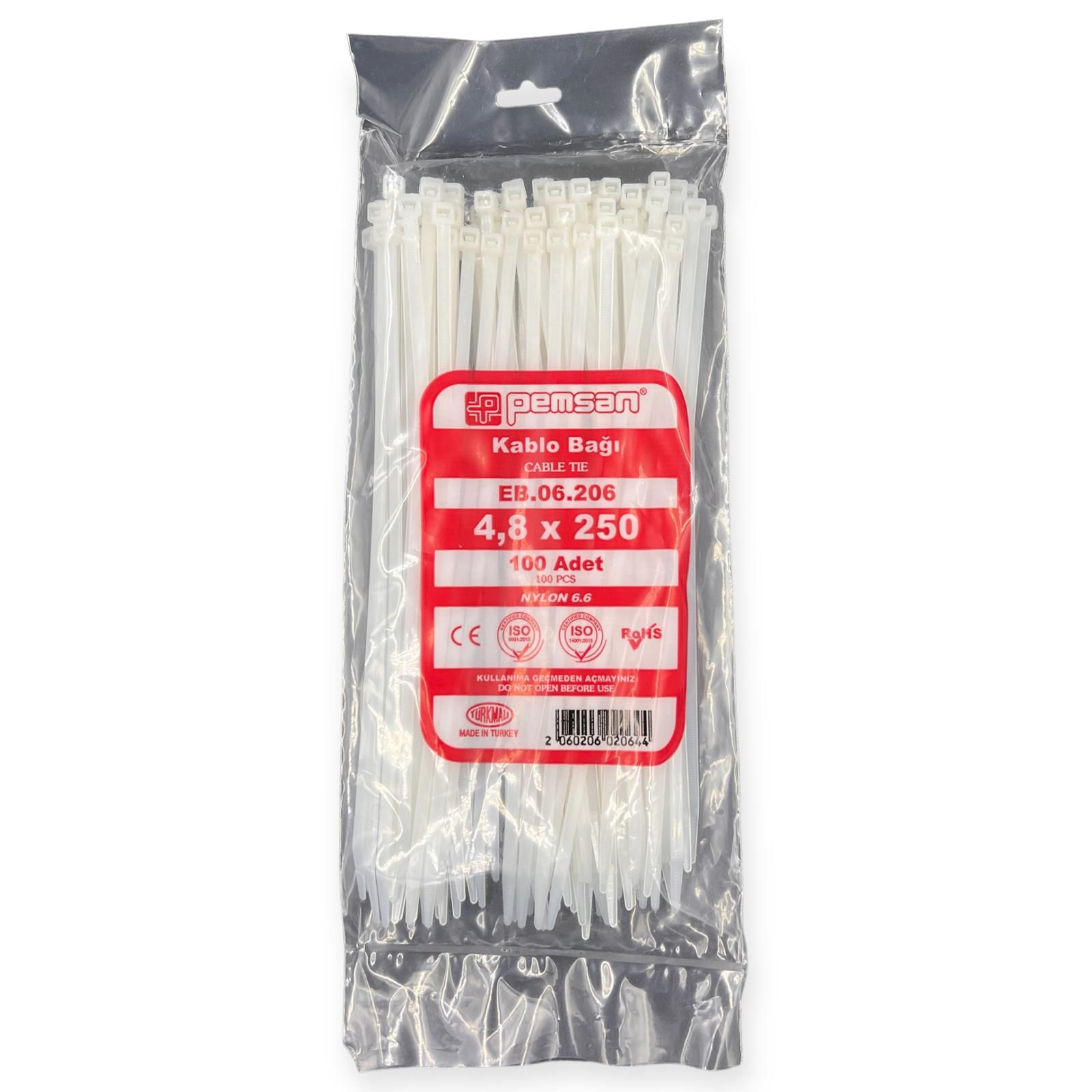 4,8 x 250 Kablo Bağı Aydınlatma Dünyam