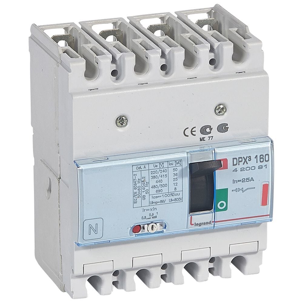 Legrand DPX³160 TM 4P 25A 36kA LEG-420091