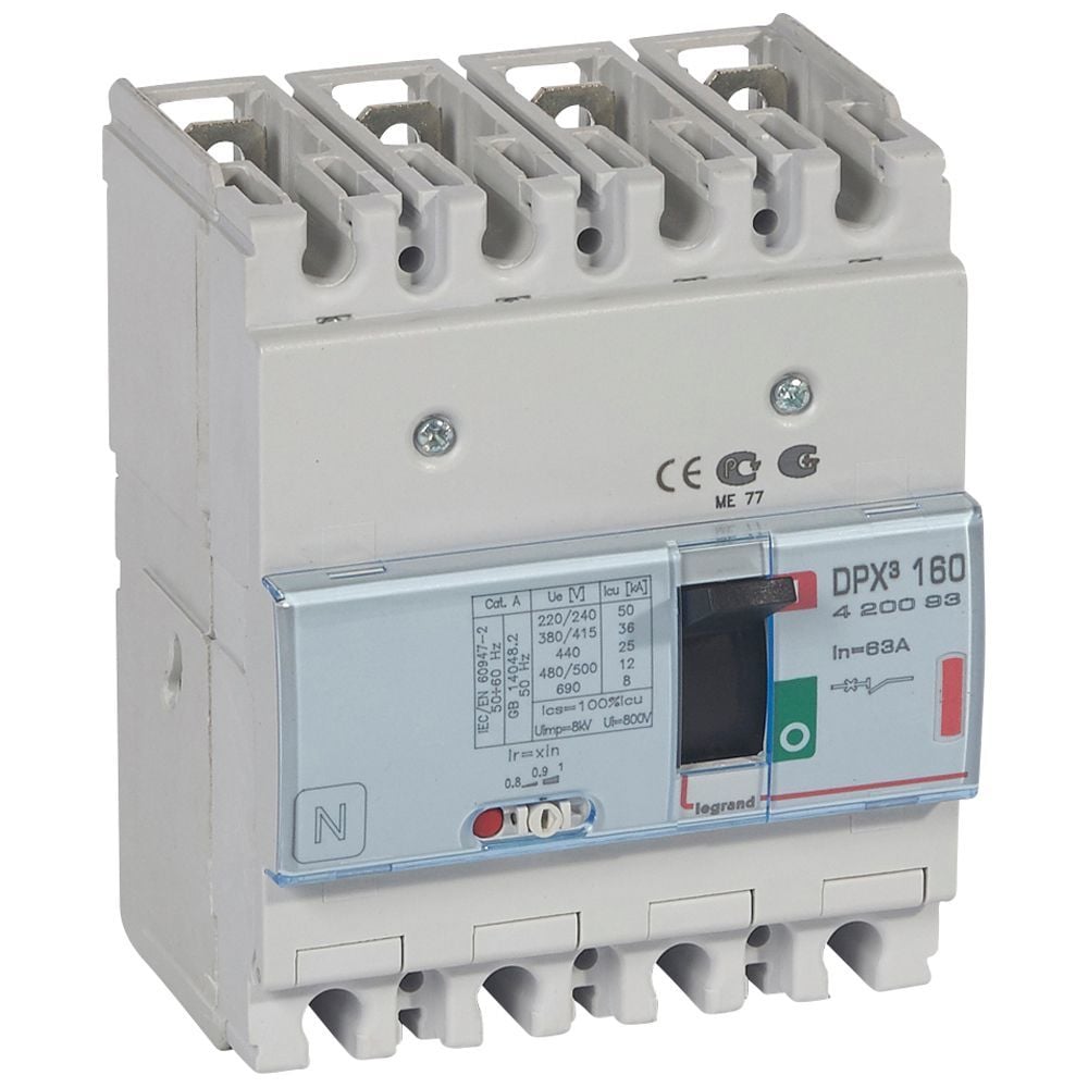 Legrand DPX³160 TM 4P 63A 36kA LEG-420093