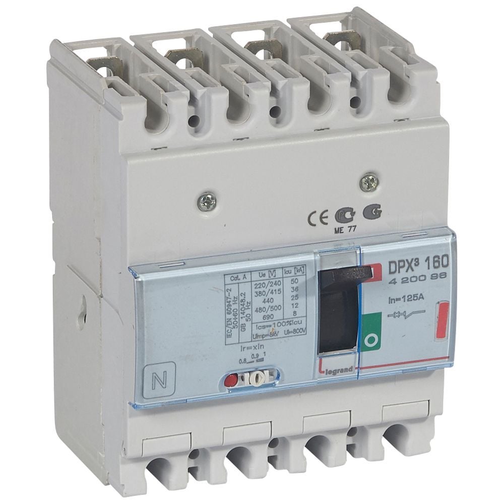 Legrand DPX³160 TM 4P 125A 36kA LEG-420096