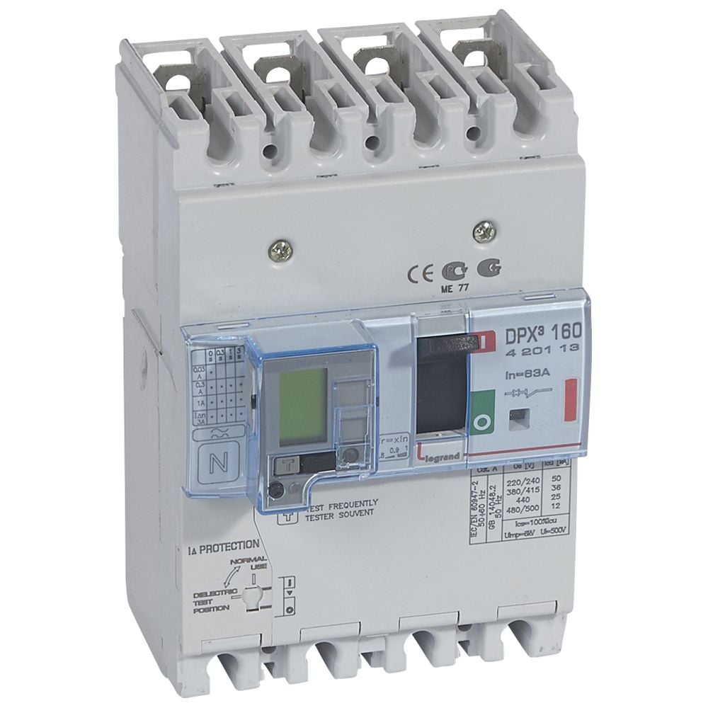 Legrand DPX³160 TM&KAK 4P 63A 36kA LEG-420113
