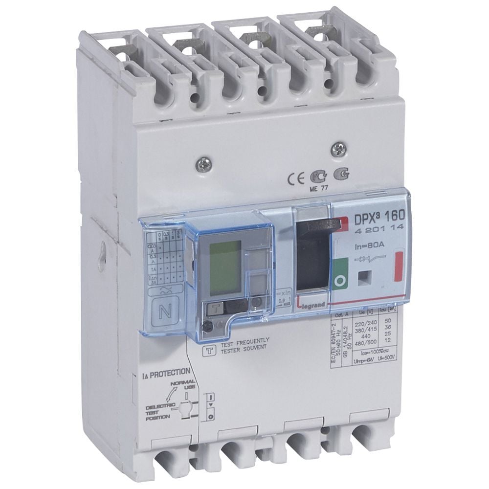 Legrand DPX³160 TM&KAK 4P 80A 36kA LEG-420114