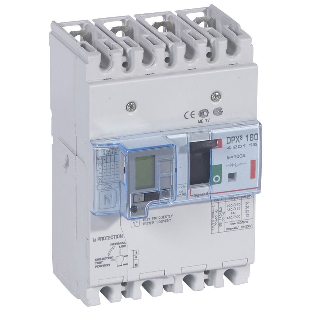 Legrand DPX³160 TM&KAK 4P 100A 36kA LEG-420115