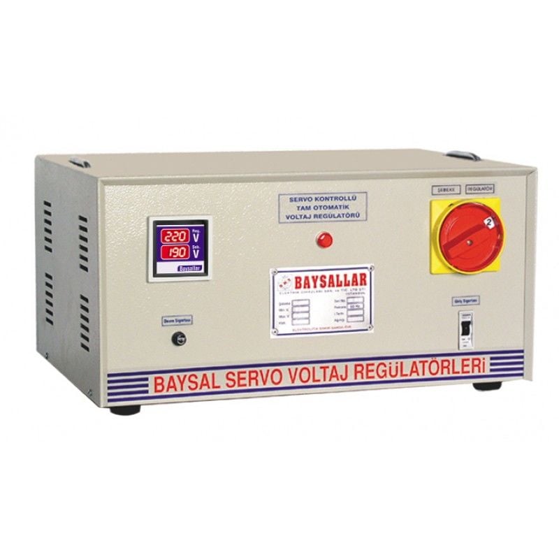 Baysallar Regülatör Alüminyum Sargılı Monofaze 10Kva BMS10120-AK