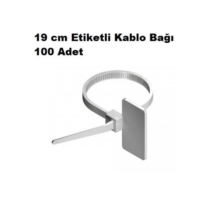 Cetsan 4.8 x 190 Etiketli Kablo Bağı CBE.14819