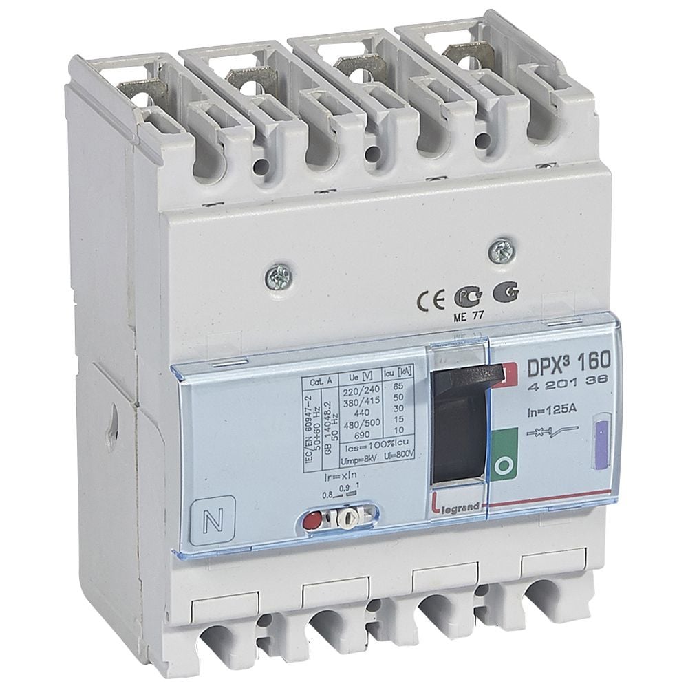 Legrand DPX³160 TM 4P 125A 50kA LEG-420136