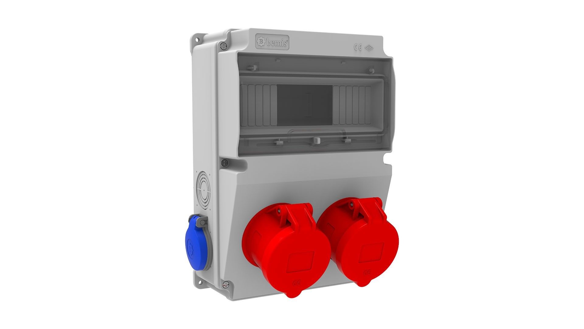 Bemis Ön 2 Ad. 5/32A. 380V. Yan 2 Ad. 1/16A. 220V. IP44 BH2-2234-2020