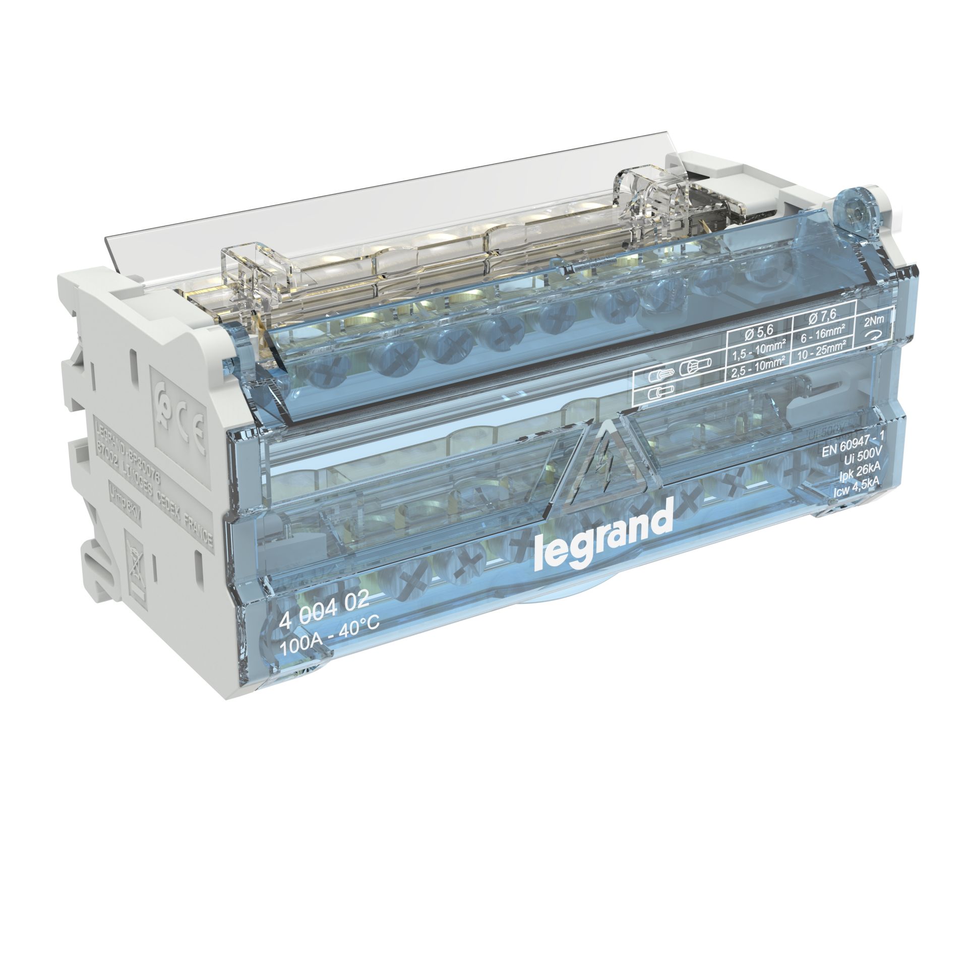 Legrand Modüler Dağıtım Blok 2P 100A 6M LEG-400402