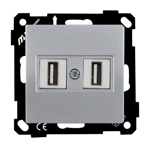 Mutlusan Elitra Data Prizi 2*Usb Vidalı Gümüş - 2270 456 0192