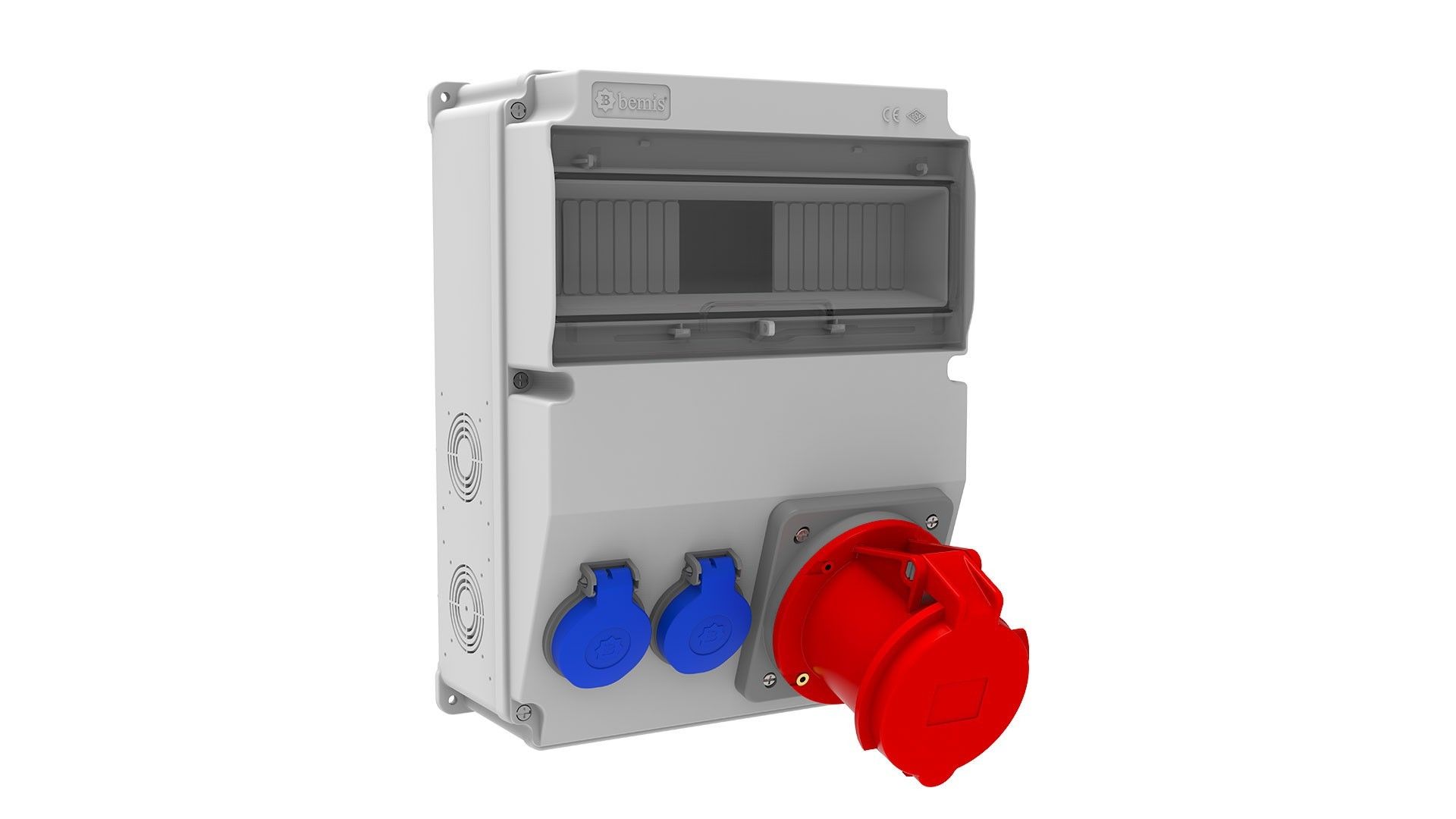 Bemis 5/63A. 380V. 1 Ad. Ön - 1/16A. 220V. 2 Ad. Ön IP44 BD6-2149-2020