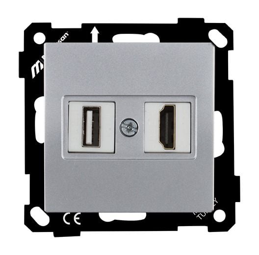 Data Prizi 1*Usb/1*Hdmı Vidalı Gümüş - 2270 459 0192