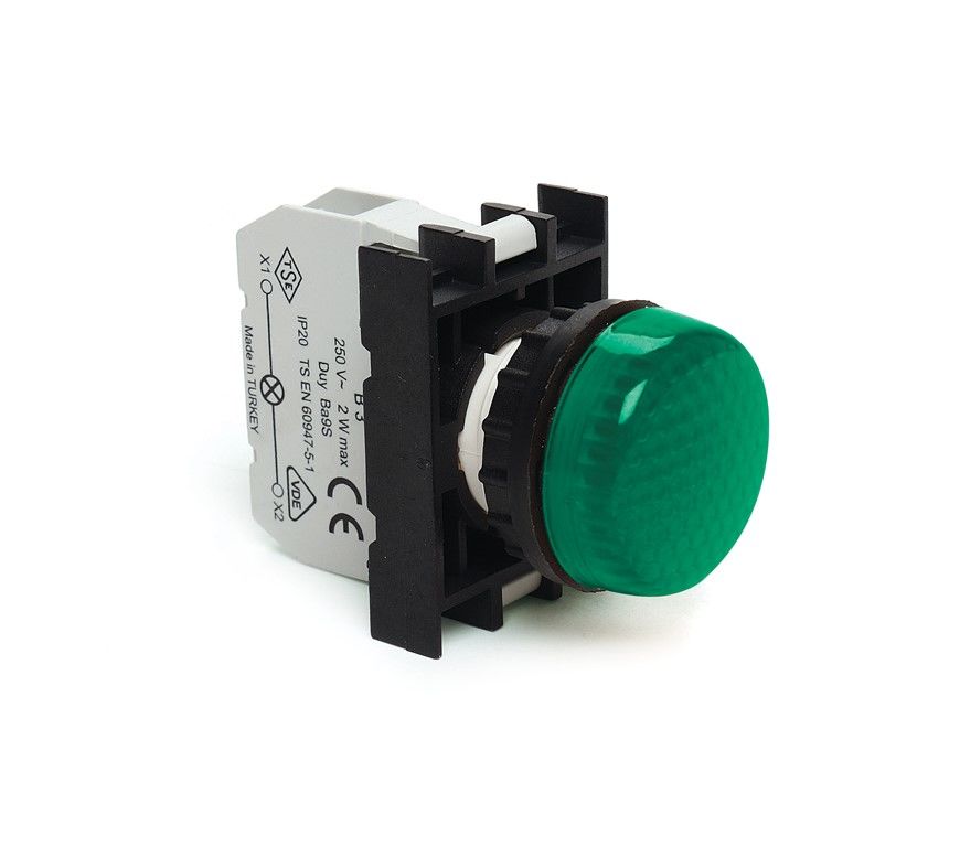 Emas B Sinyal (Ba9S Duylu Ampul İçin) Yeşil - B030XY
