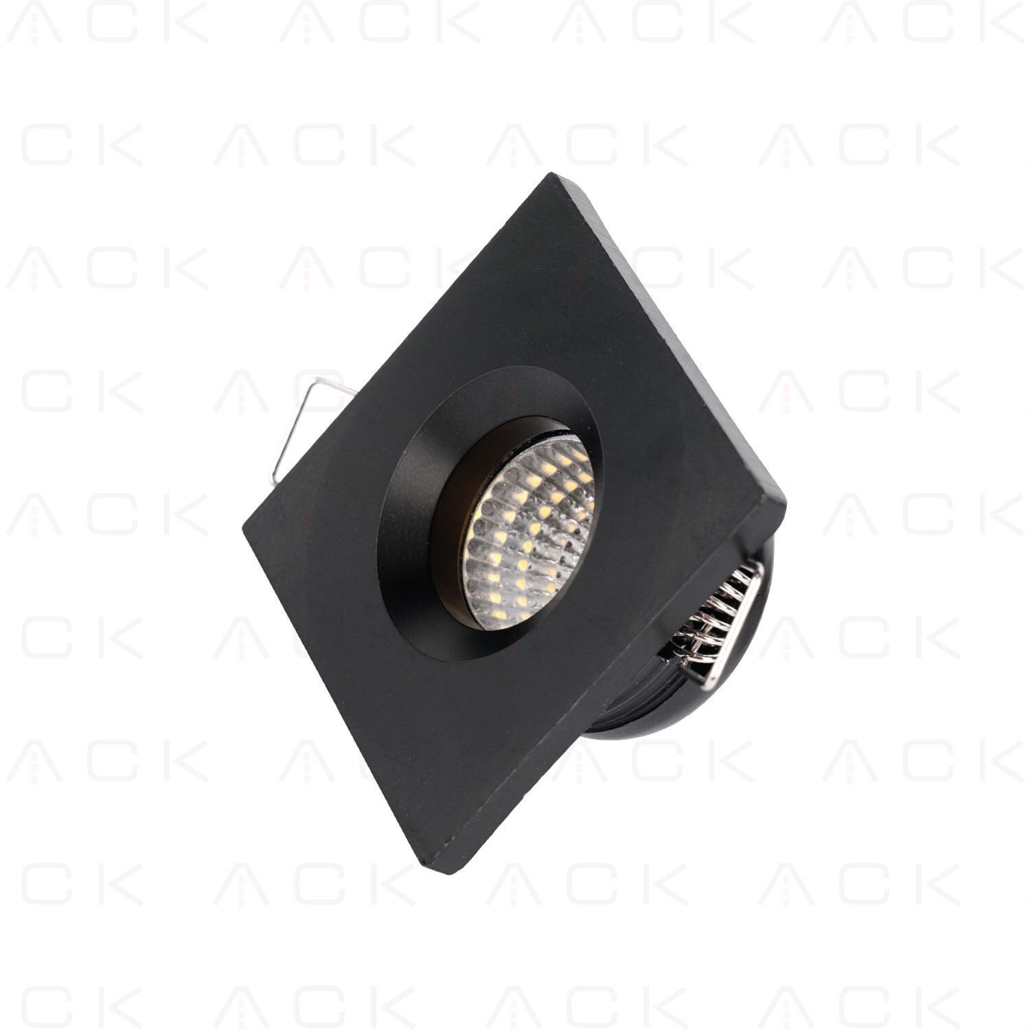 ACK Sıva Altı Led Spotlıght 3W Siyah Mavi AH07-01761