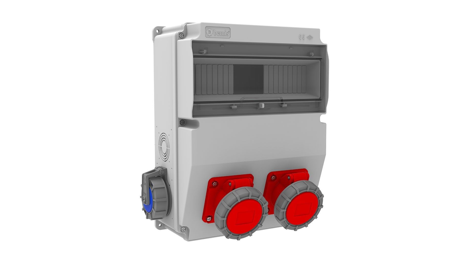 Bemis 4/16A. 380V. 2 Ad. Ön - 1/16A. 220V. 2 Ad. Yan IP66 BD6-6208-2020