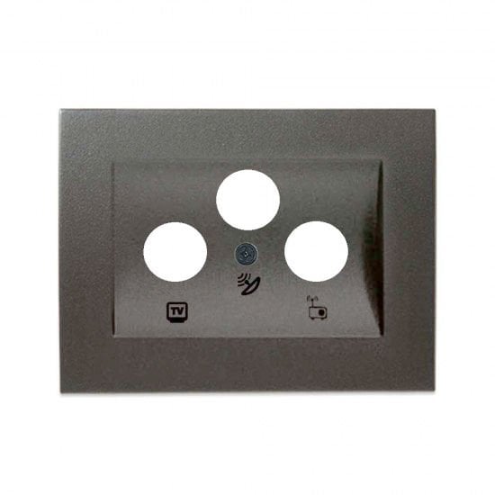 Panasonic Thea Blu Füme Sat-Tv-Rad Düğme Kapak - (Mekanizma Hariç)