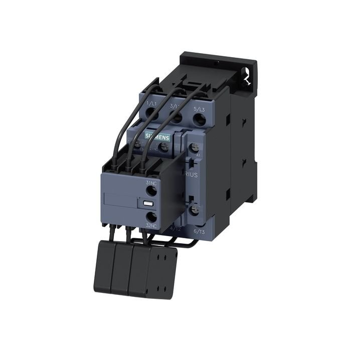 Siemens 3Rt2 Serisi Kondansatör Kontaktörü, 400 V Ac, 7..20Kvar, 1No+2Nc, Boy S0 -3RT2626-1AP05