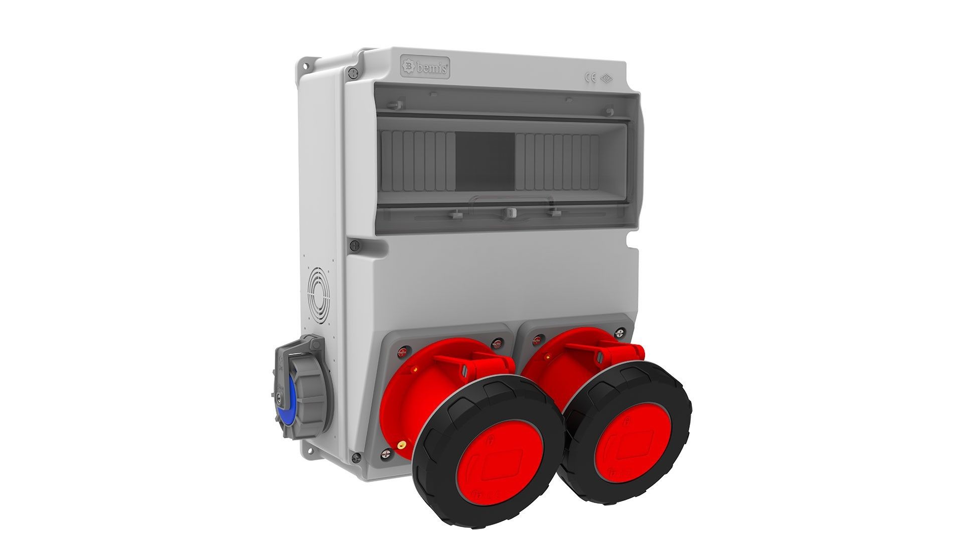 Bemis 5/63A. 380V. 2 Ad. Ön - 1/16A. 220V. 2 Ad. Yan IP66 BD6-6245-2020