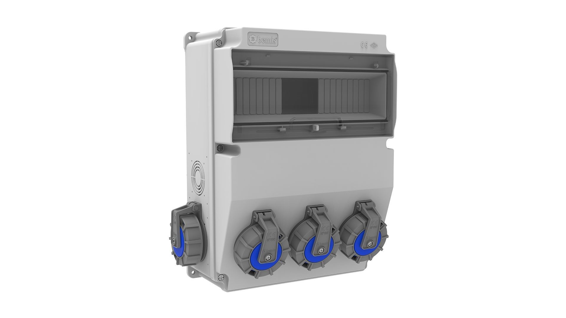 Bemis 1/16A. 220V. 3 Ad. Ön - 1/16A. 220V. 2 Ad. Yan IP66 BD6-6302-2020