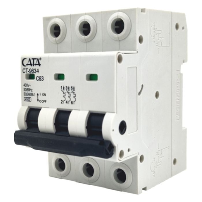Cata Ct-9634 63 Amper Sigorta ( C Tipi / Trifaze / 4.5 Ka )