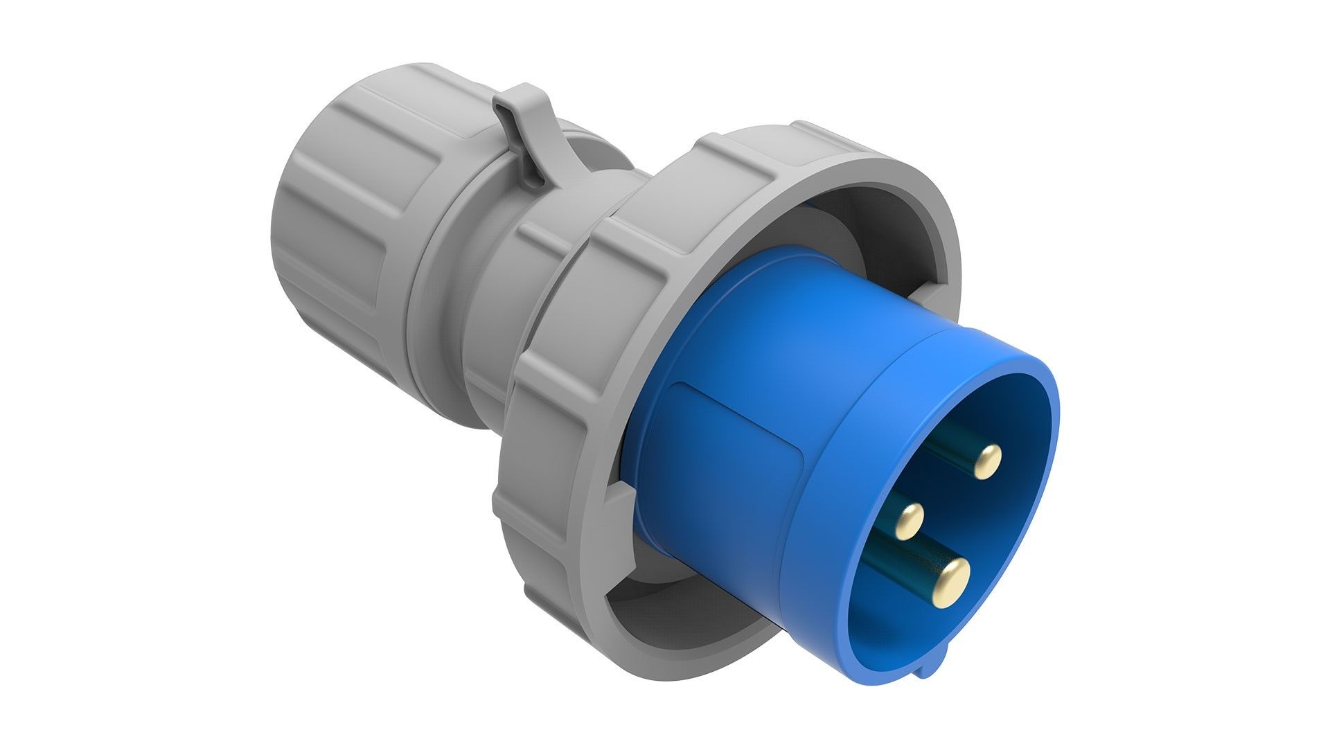 Bemis 3/16A. Düz Fiş IP67 BC1-1403-7011