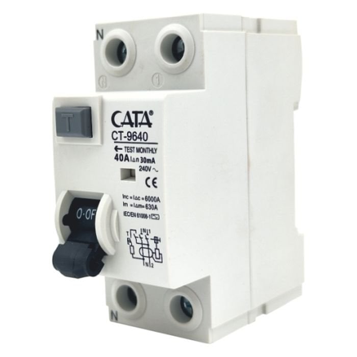 Cata Ct-9650 32 Amper Kaçak Akım Rölesi ( 30Ma/Monofaze/6Ka)