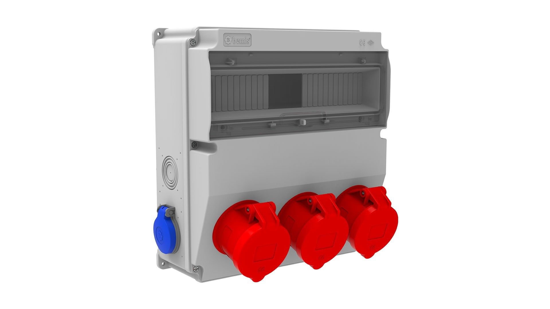 Bemis 5/32A. 380V. 3 Ad. Ön-1/16A. 220V. 2 Ad. Yan IP44 BD9-2334-2020