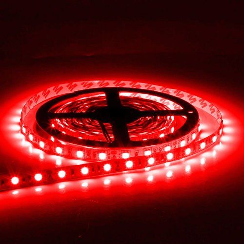 Horoz Üç Çipli Serit Led Iç Mekan 5 Metre - Kirmizi