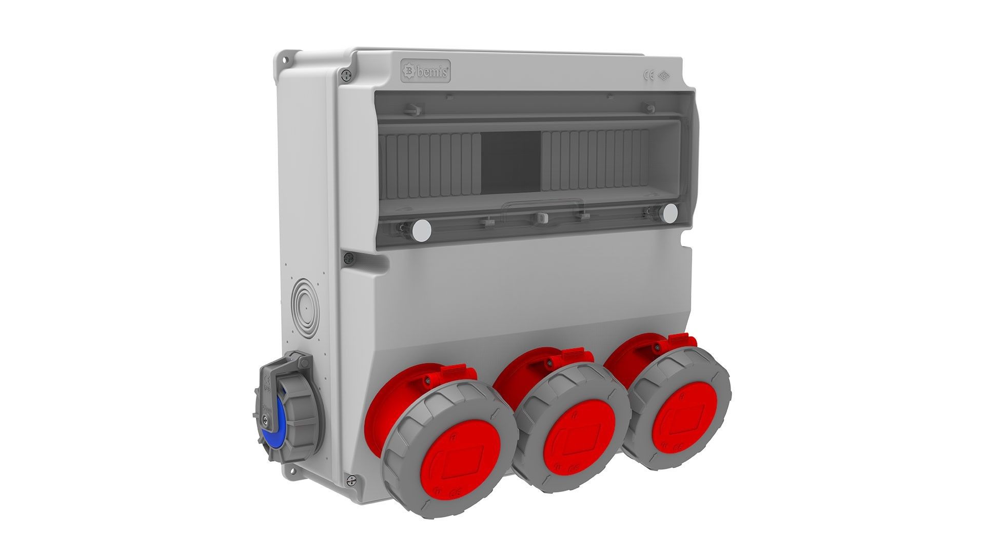 Bemis 5/32A. 380V. 3 Ad. Ön-1/16A. 220V. 2 Ad. Yan IP66 BD9-6330-2020