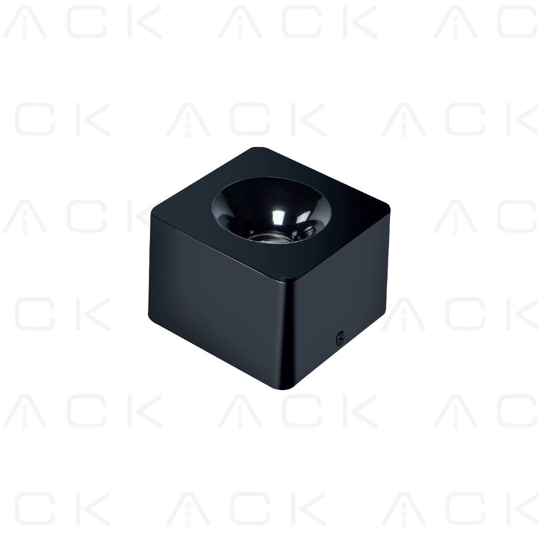 ACK Sıva Üstü Tavan Armatürü 1*10W 3000K Siyah AH12-01101