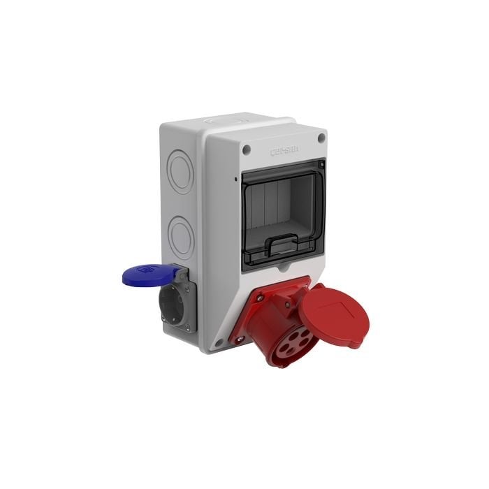 Cetsan 5 Otomatlı Eko Kombinasyon Kutusu Prizli - 1 Ad. 5 x 16 Ön / 2 Ad. 1 x 16 Yan KP.0181 - 1 Adet