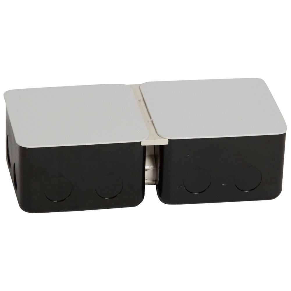 Legrand 6 (2x3) modül Donatılabilir masa veya döşeme altı buat için şap altı metal buat LEG-054002