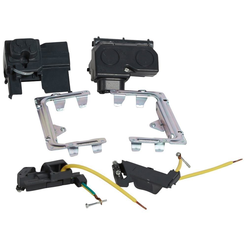 Legrand 8 (2x4)modül Donatılabilir masa veya döşeme altı buat için montaj kiti LEG-054008