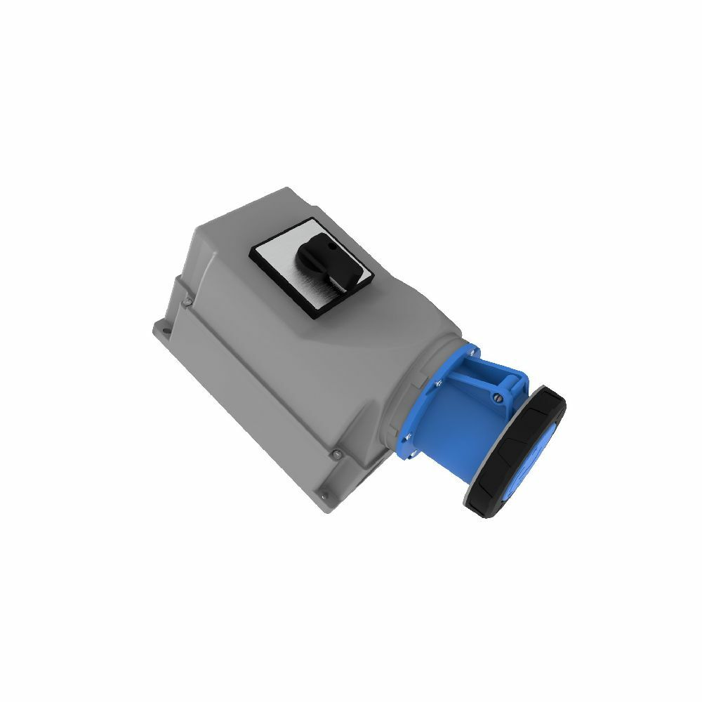 Bemis 3/125A. 90° Egik Pako Salterli Duvar Prizi Ip65 Bc1-6403-7550