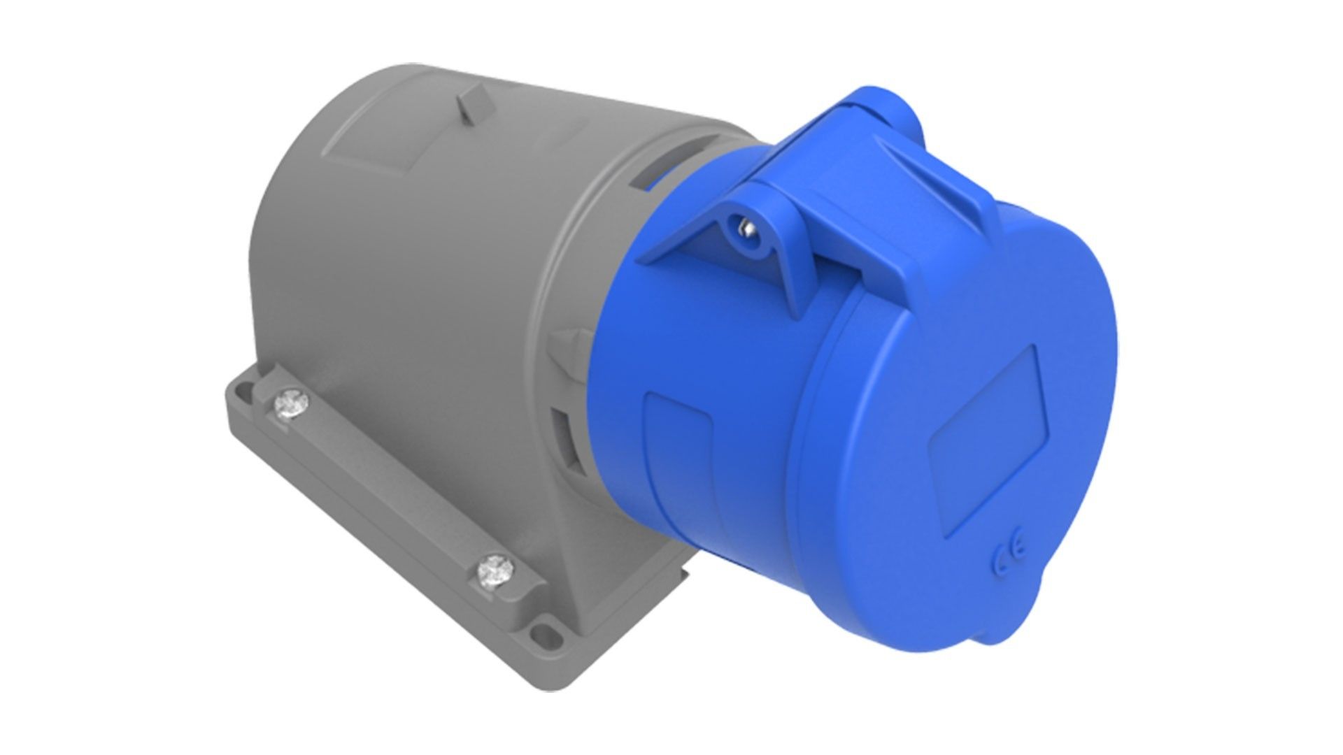 Bemis 3/32A. 90° Eğik Duvar Priz IP44 BC1-3403-2535