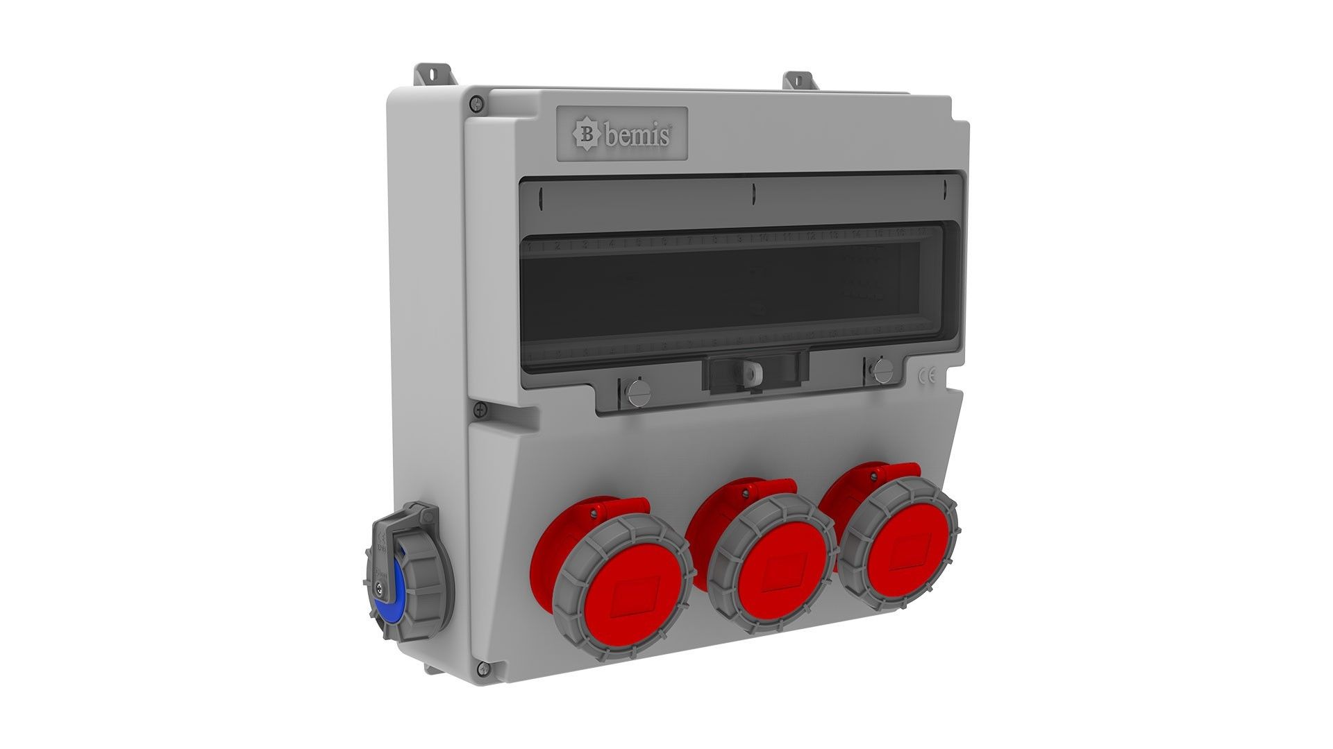 Bemis 5/16A. 380V. 3 Ad. Ön-1/16A. 220V. 2 Ad. Yan IP66 BD4-6314-2020