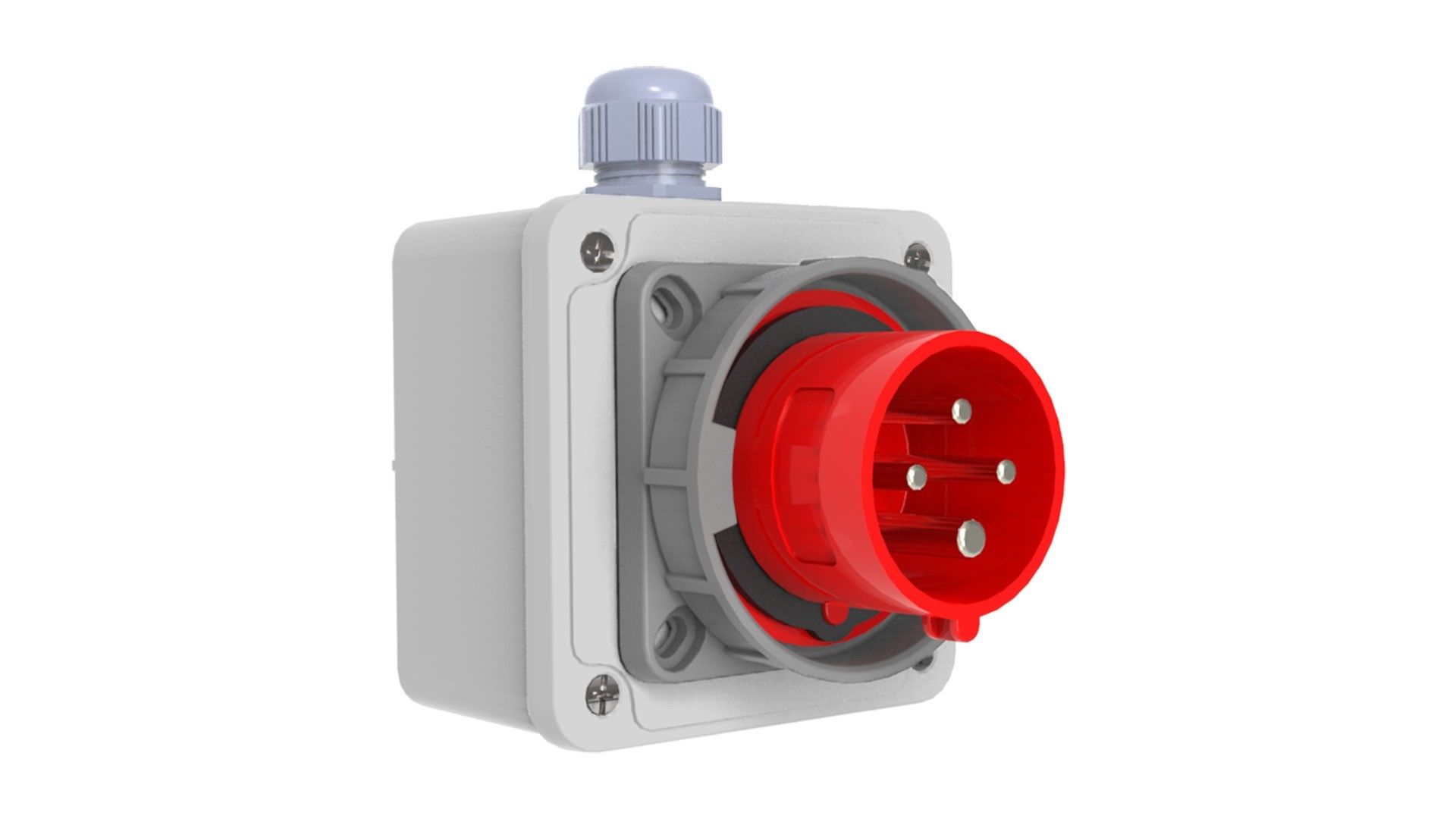 Bemis 4/32A. Duvar Fiş IP67 BC1-3504-7210