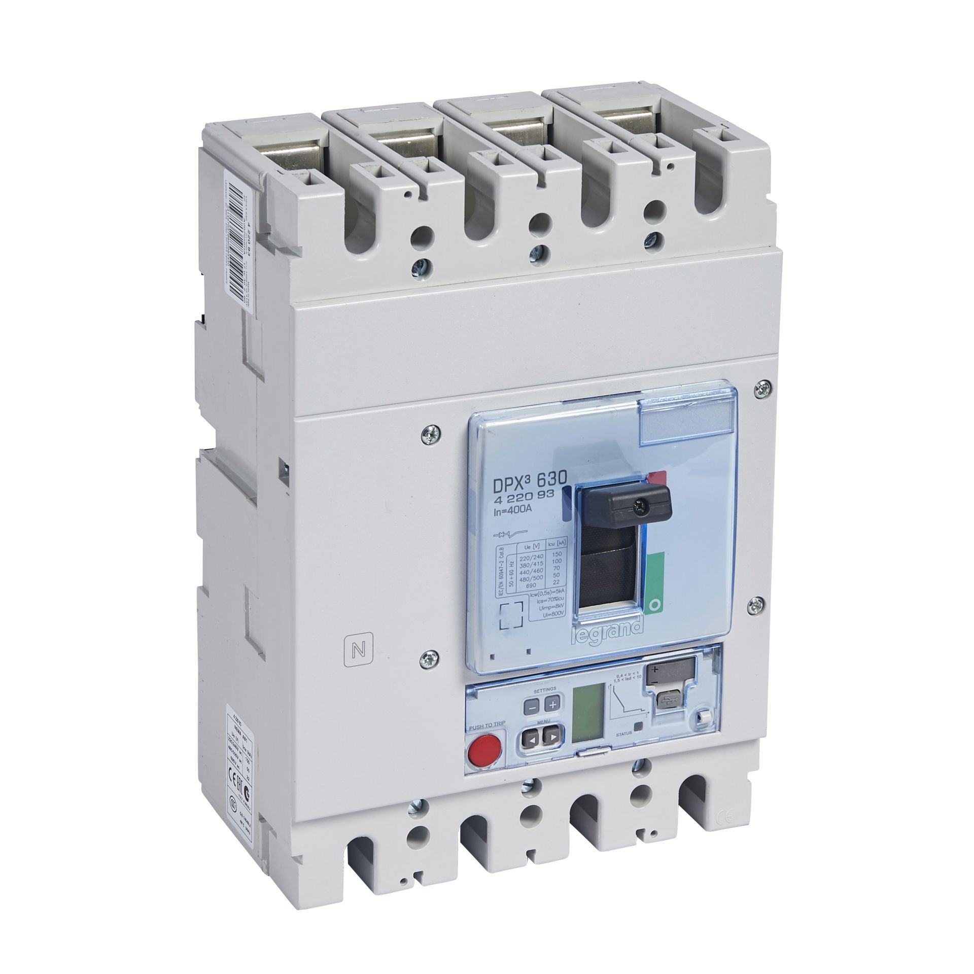 Legrand DPX³630 ELE S2 4P 400A 100kA LEG-422093