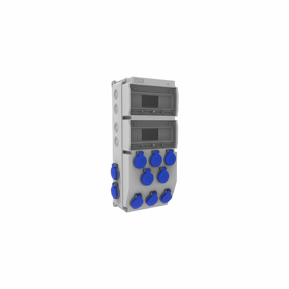 Bemis Ön 6 Ad. 1/16A. 220V. - Yan 6 Ad. 1/16A. 220V. Pano Priz Ip44 Bd10-2602-6020