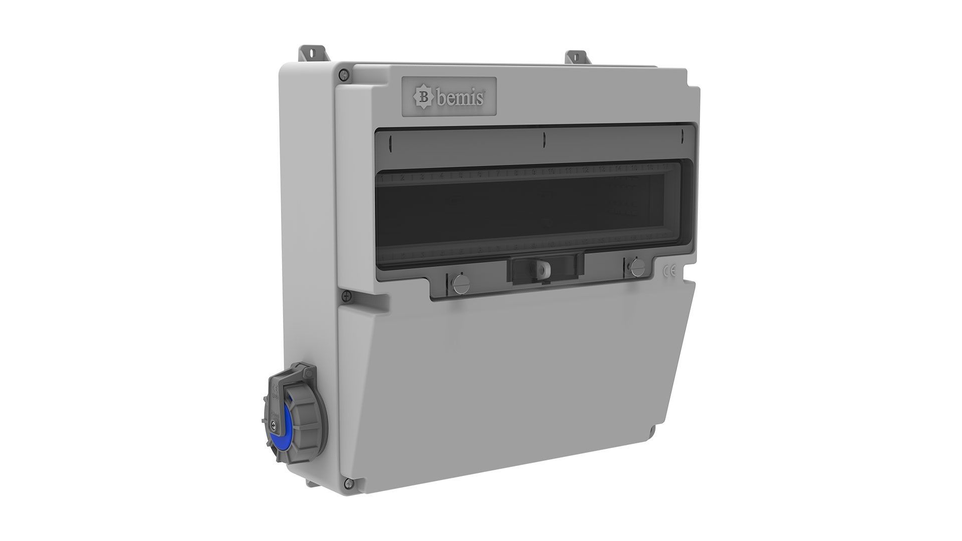 Bemis 1/16A. 220V. 2 Ad. Somunlu Priz Yan IP66 BH4-6000-2020