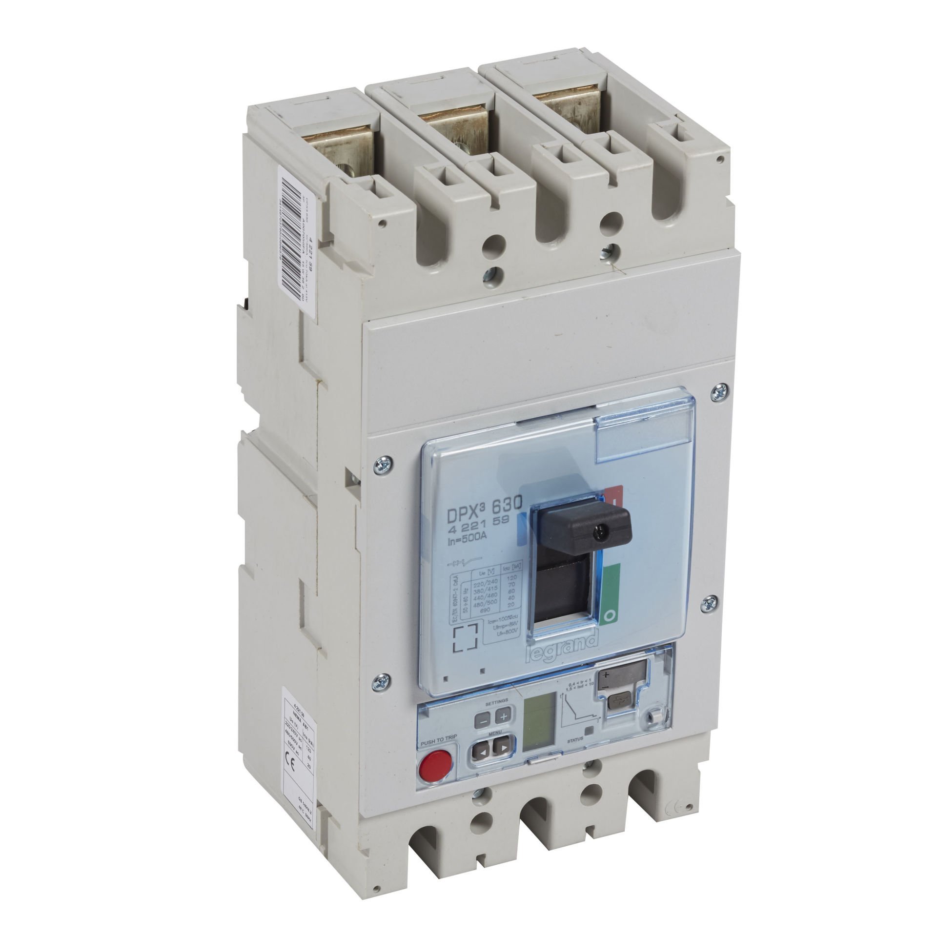 Legrand DPX³630 ELE SG 3P 500A 70kA LEG-422159