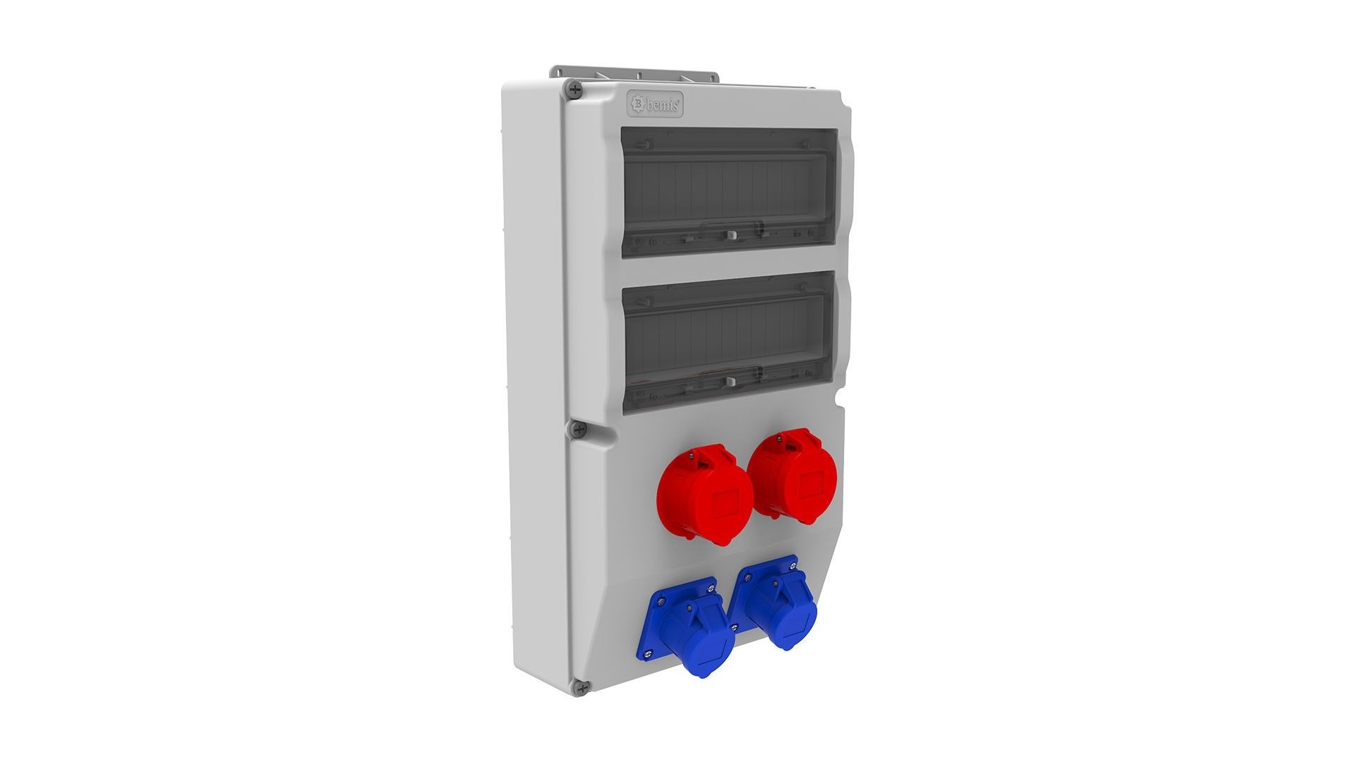 Bemis 5/16A. 380V. 2 Ad. - 3/16A. 220V. 2 Ad. Ön IP44 BD8-2218-2070