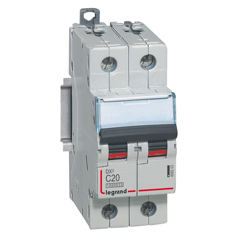 Legrand DX3 2P C 20A 10kA LEG-409203