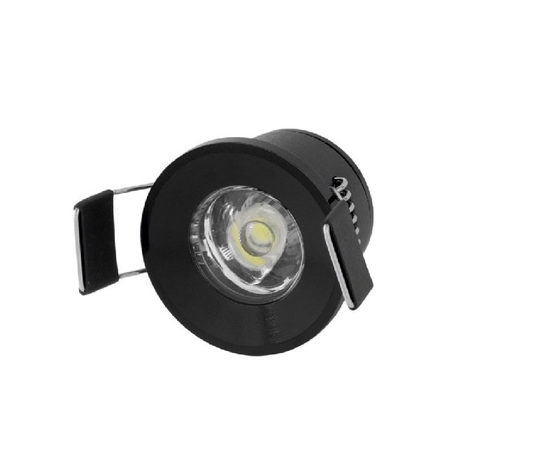 Cata 1,5 W Ledli Yıldız Spot CT-5270 Siyah Kasa Beyaz Işık