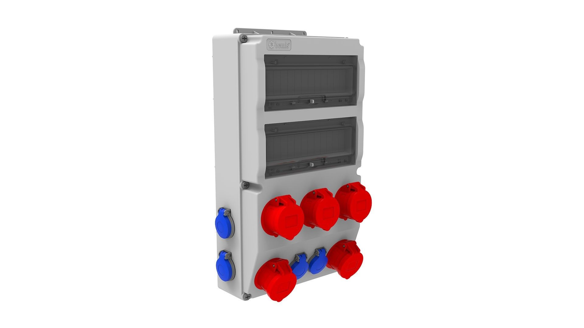Bemis 5/16A. 380V. 5 Ad. - 1/16A. 220V. 6 Ad. P.P. IP44 BD8-2518-6020