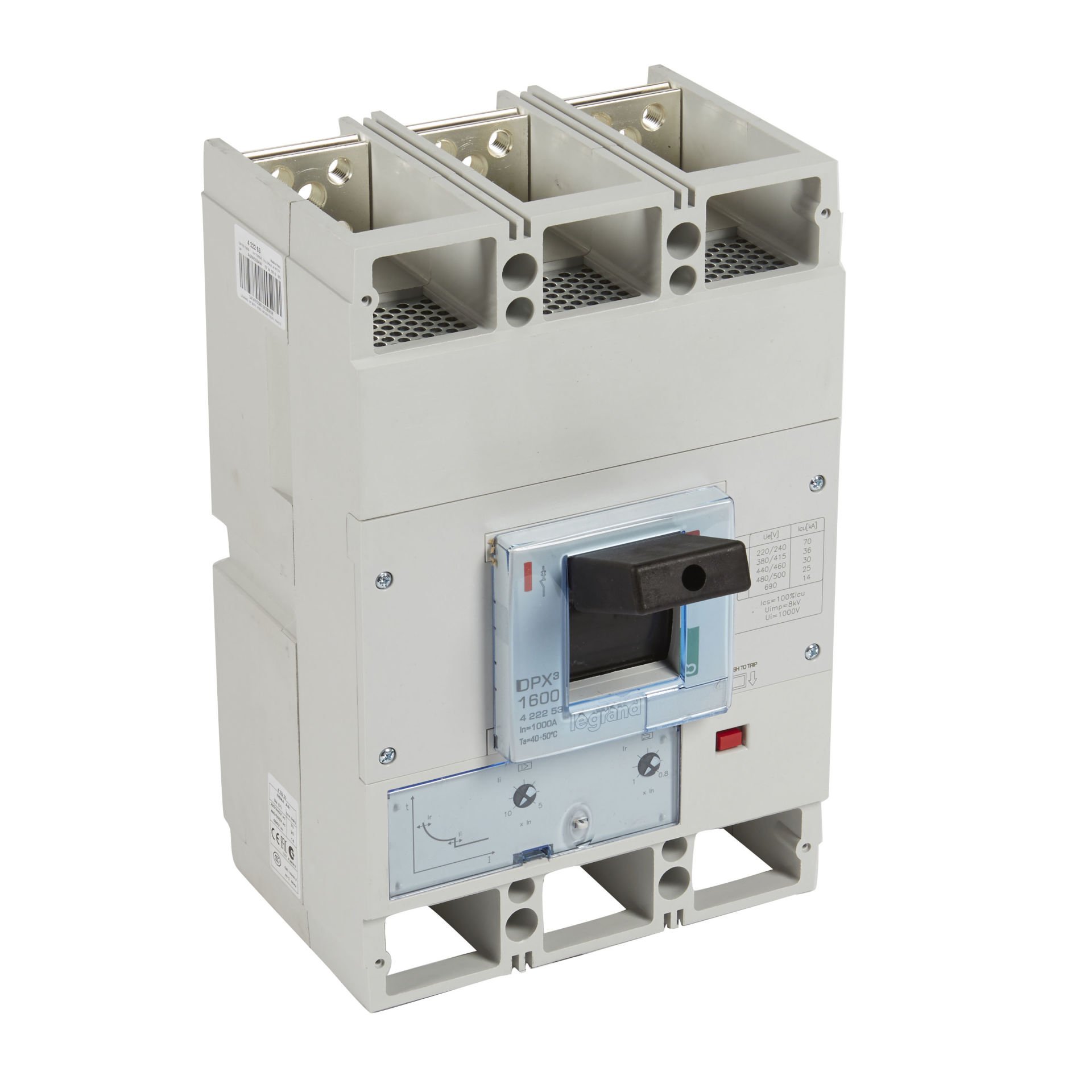 Legrand DPX³1600 TM 3P 1000A 36kA LEG-422253