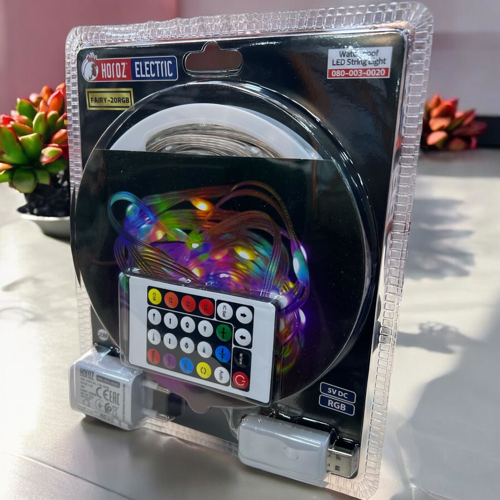 Horoz 080-003-0020 Fairy-20 20M Rgb 5V 3,5W/M Serit Led