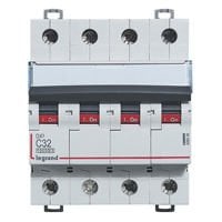 Legrand DX3 4P C 32A 10kA LEG-409339